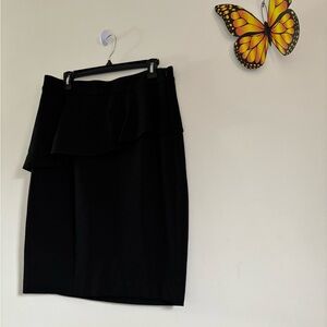 Ann Taylor Black Pencil Skirt
